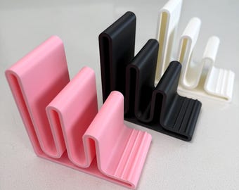Loop Desk Organizer for Letters, Notebooks & iPad | Modern Mail Holder | Minimalist Office Organizer