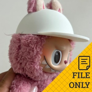 Labubu Blank Baseball Cap 2 Sizes - STL File Only