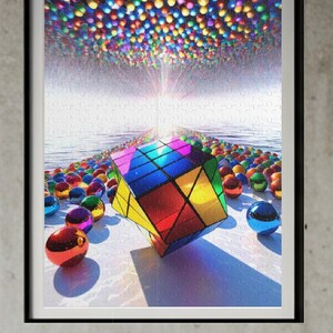 Bunte Zauberwürfel-Puzzles – 120, 252, 500 Teile – Spaß für alle Altersgruppen