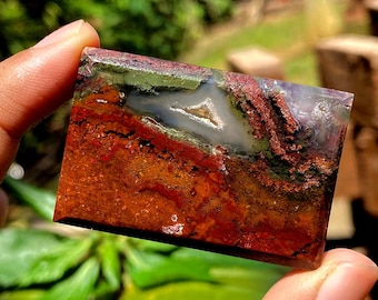 Indonesian Moss Agate Cabochon AAA+ Quality 100% Natural Gemstone For Making Jewelry