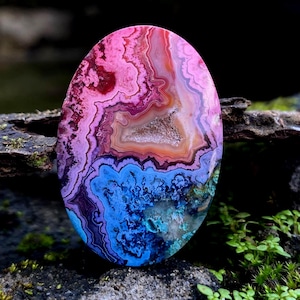 Crazy Lace Agate Rainbow Dyed Gemstone, Crazy Lace Agate Jewelry, Crazy Lace Agate cabochon, Crazy Lace Agate cabochon Gemstone