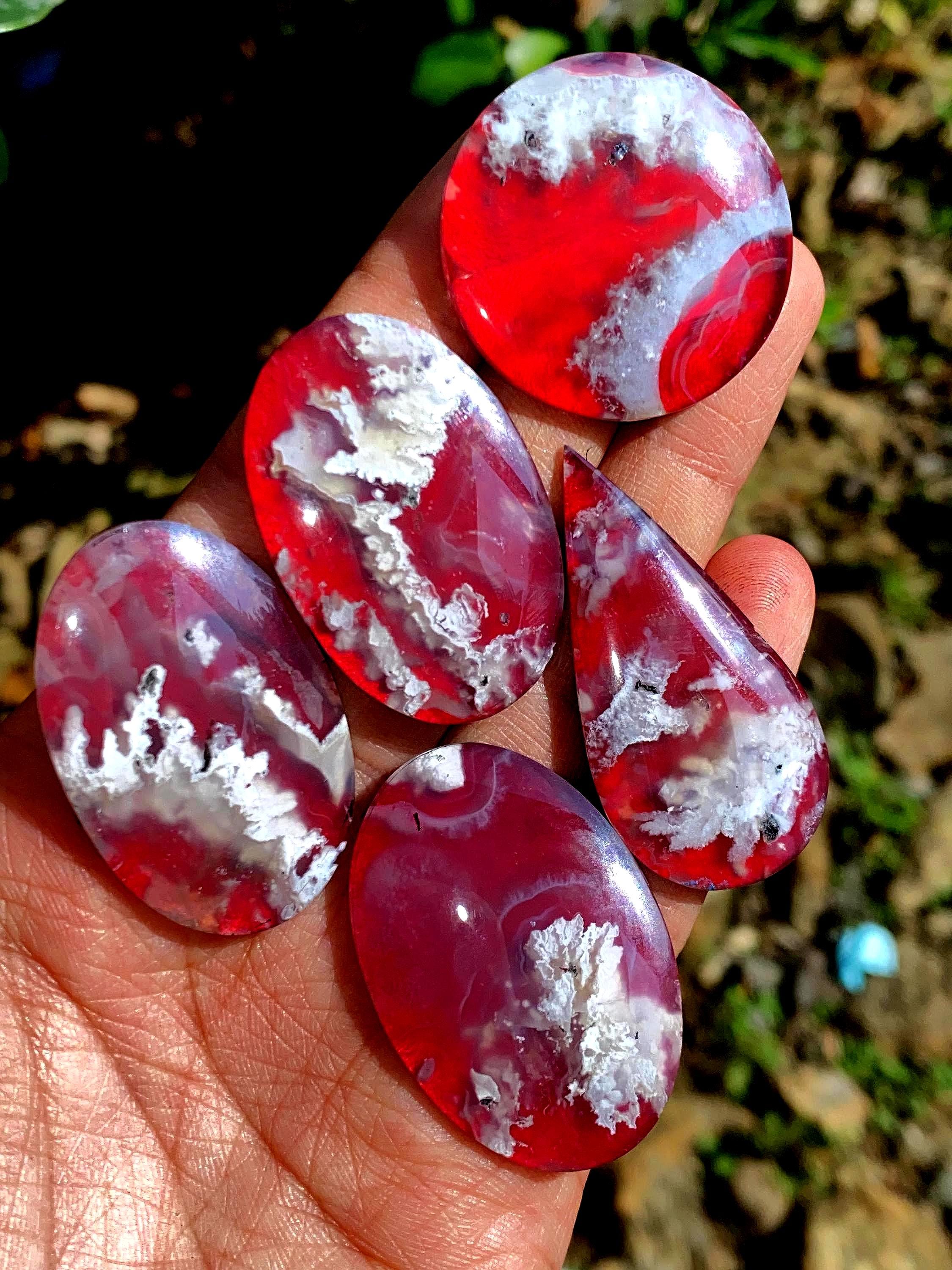 レッドプルームアゲート - Etsy 日本