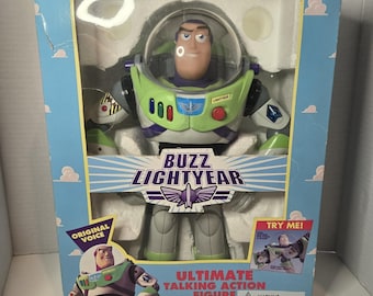 TOY STORY Ultimate Talking Action Figure buzz lightyear 1995 First Edition W Box