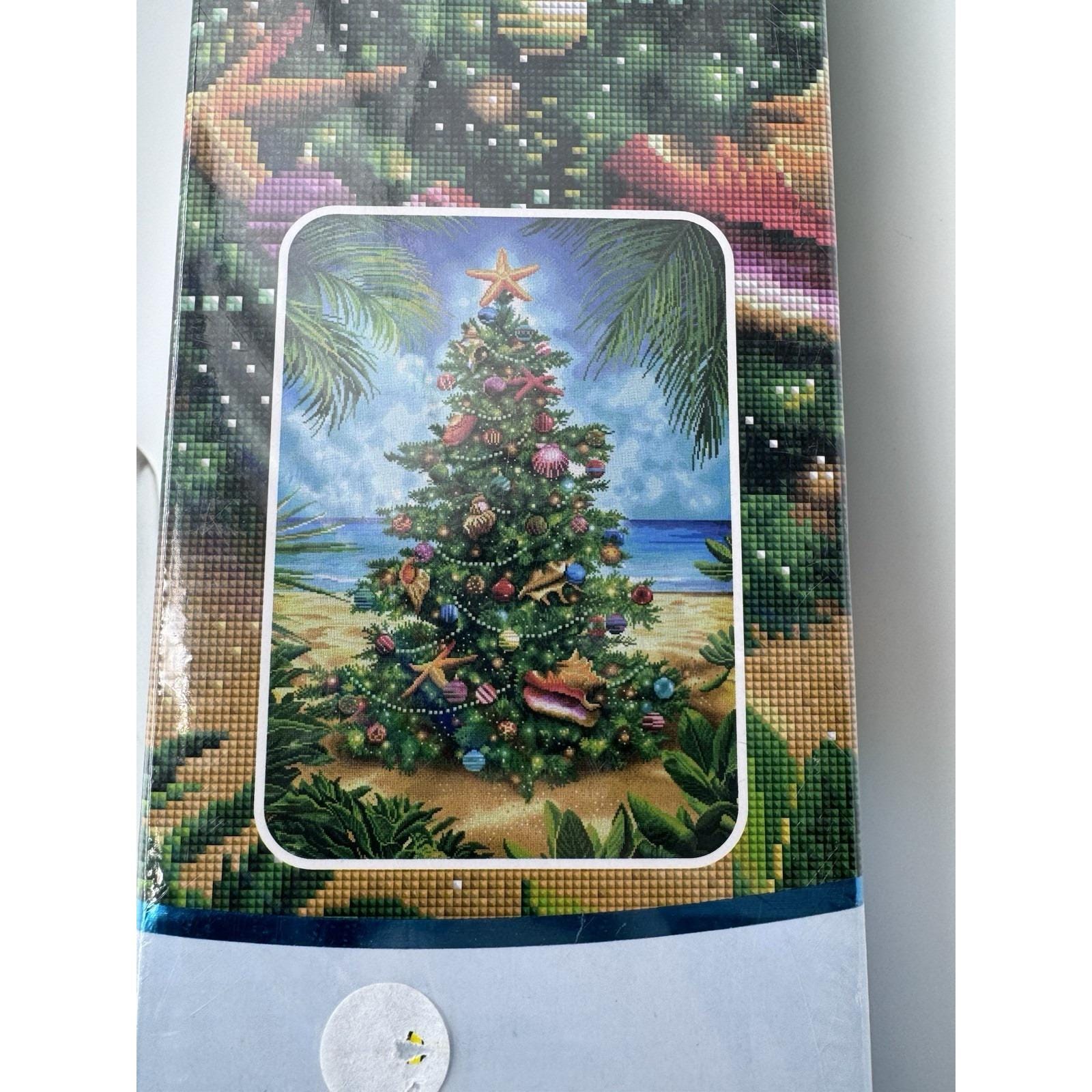 Rare Diamond Art Club Beach Christmas Tree DIY Diamond Art Kit