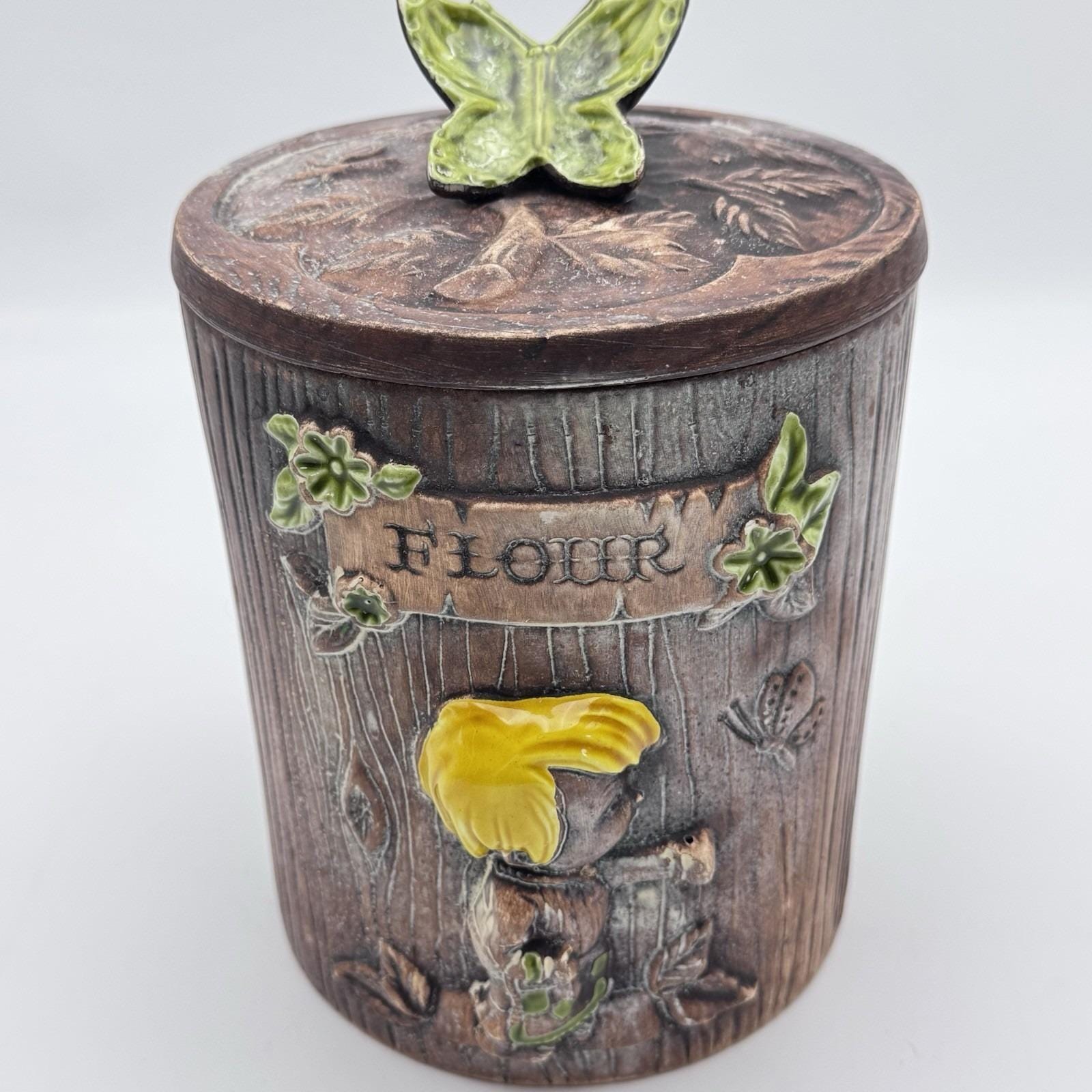 Treasure Craft Butterfly Canisters - Etsy