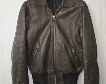 1960's Langlitz Leather Padded Jacket Cascade - Etsy