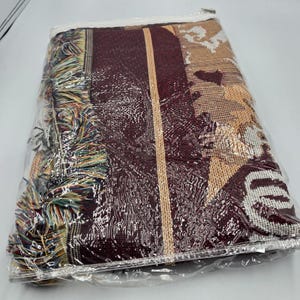 New! Mickey Mouse Tapestry Woven Throw Walt Disney World 4 Parks Blanket 46"x54" image 2