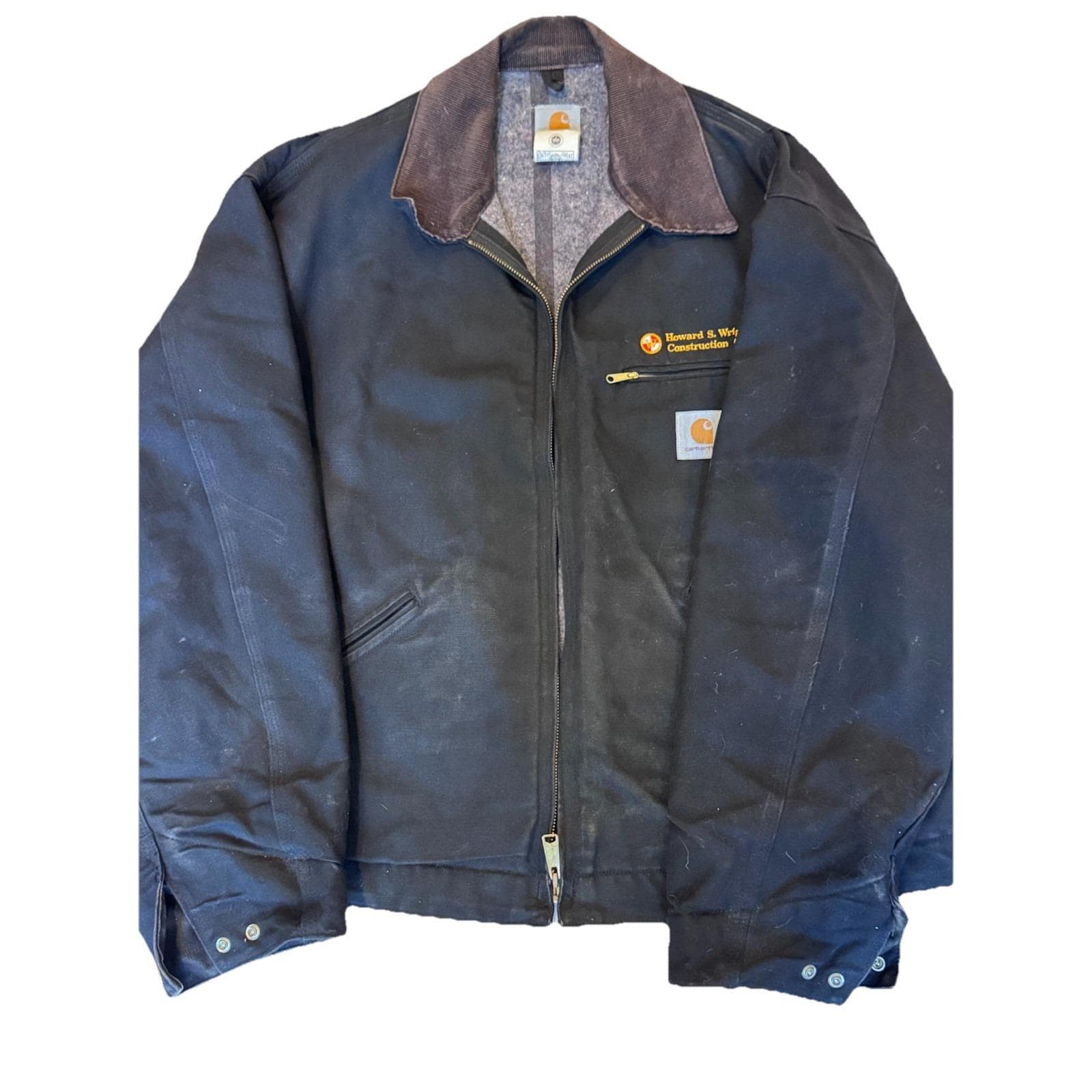 Carhartt 【Used】Vintage Work Jacket Vintage Y2K arctic cropped j02 blk black Carhartt work wear