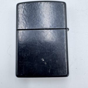Zippo Galaxy Black Matte Windproof Lighter 28058 With New Genuine Wick image 4