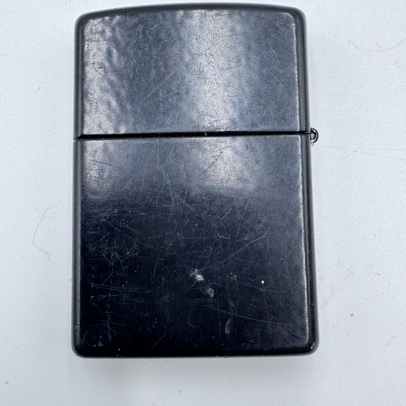 Zippo Galaxy Black Matte Windproof Lighter 28058 With New Genuine Wick image 4