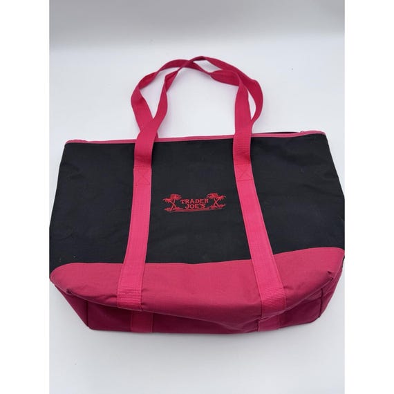 Trader jos's XL Red & Black Insulated Cooler Tote… - image 3