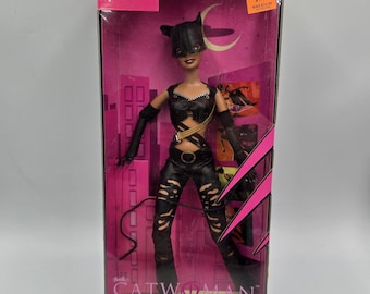 DC Comics Catwoman Barbie Halle Berry Mattel - Etsy