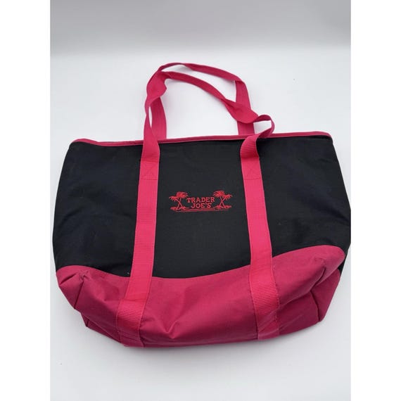 Trader jos's XL Red & Black Insulated Cooler Tote… - image 1