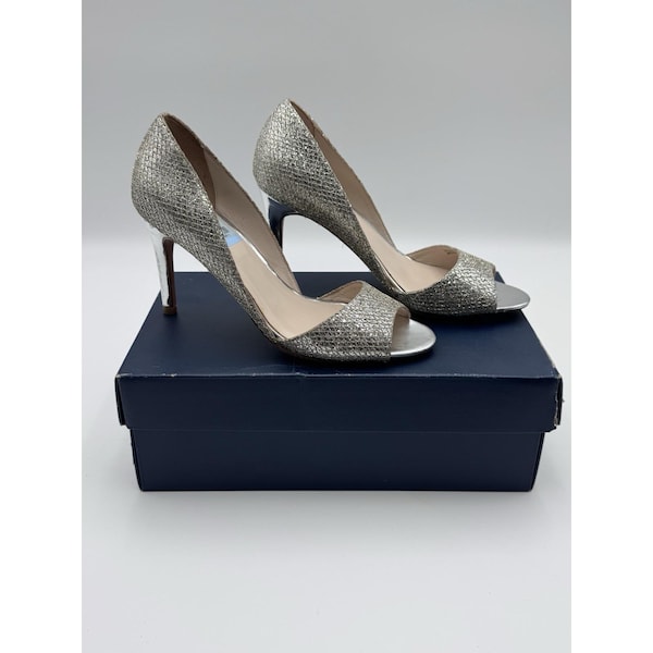 Haiya Cream Suede Open Toe Pump