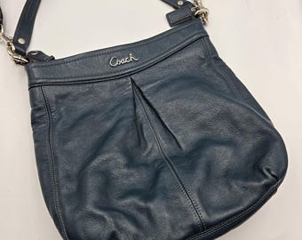 F17605 Y2K Coach Ashley - Pleated Dusty Rose/pink Leather Hobo