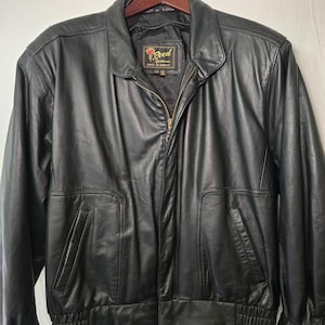 Reed Sportswear Leather Jacket - Etsy