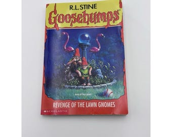 VTG Revenge of The Lawn Gnomes #34 R.L. Stine First scholastic printing 1995 EUC