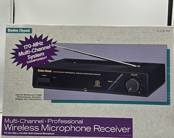 Radio Shack Multi-Channel Professional Wireless Microphone Receiver 32-1233 VTG