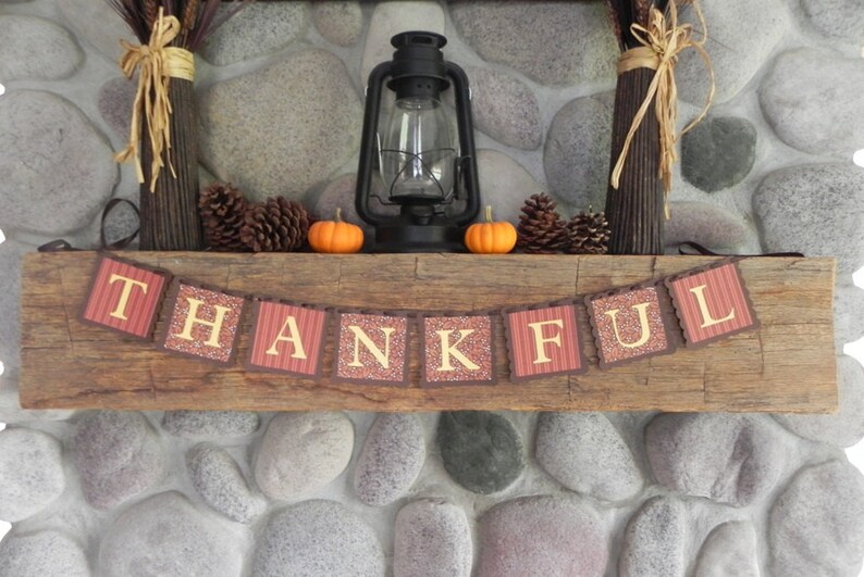 Thanksgiving Banner for the Holiday Home | Etsy
