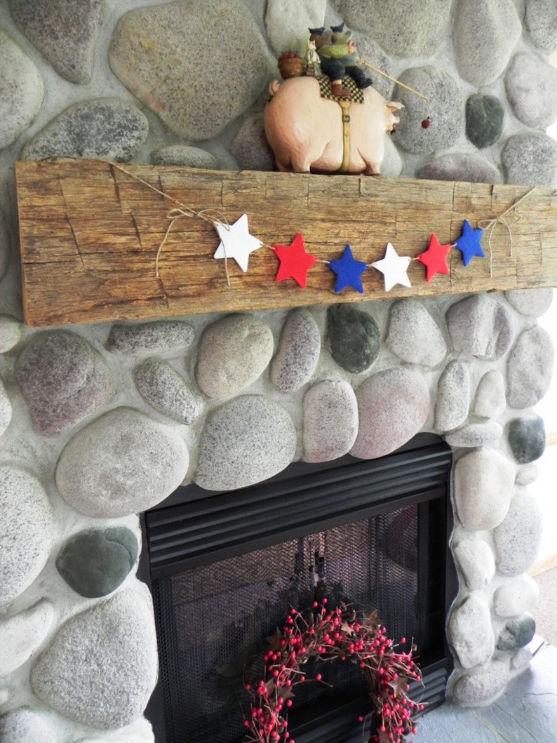 Stars and Stripes ForeverA Decorative Felt Banner for the Patriotic Home image 3