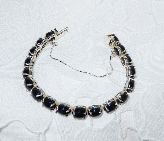 198TCW Star Sapphire Bracelet, LARGE 108cts Natur… - image 6