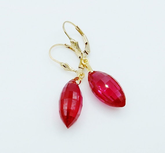 23cts Raspberry Kunzite Earrings Natural Untreate… - image 8