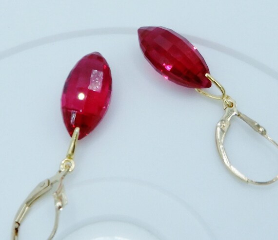 23cts Raspberry Kunzite Earrings Natural Untreate… - image 7