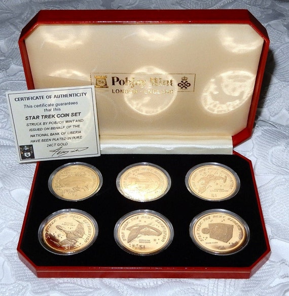 Star Trek The Next Generation Coins Pobjoy Mint London England Etsy
