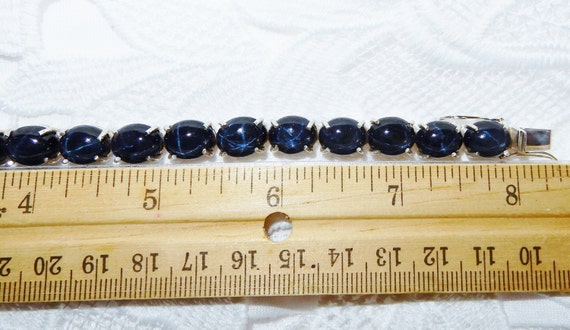 198TCW Star Sapphire Bracelet, LARGE 108cts Natur… - image 5