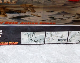 1995 Star Wars Battle of Hoth Action Scene Model Kit - Vintage