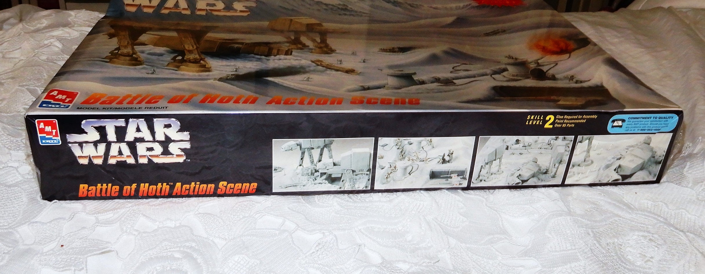 1995 Star Wars Battle of Hoth Action Scene Model Kit - Vintage