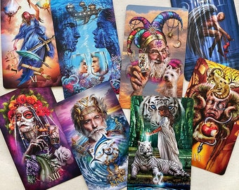 Tarot Deck - Mystic Palette Tarot (Full Color)