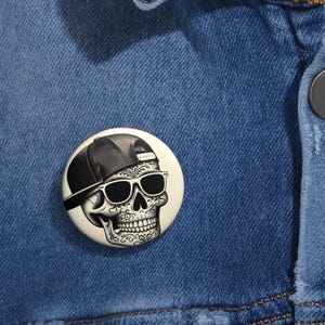 Custom Skull Pin Buttons | Trendy Accessories for Fashion Lovers, Gift for Music Festivals, Personalized Badges, Denim Jacket Pins, [...]