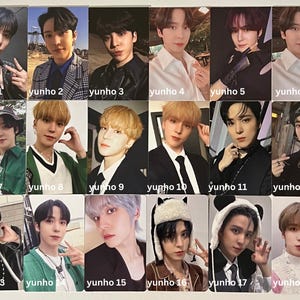 ATEEZ offizielle Fotokarten | Hyung Line Yunho & Yeosang POBS Album Exclusives