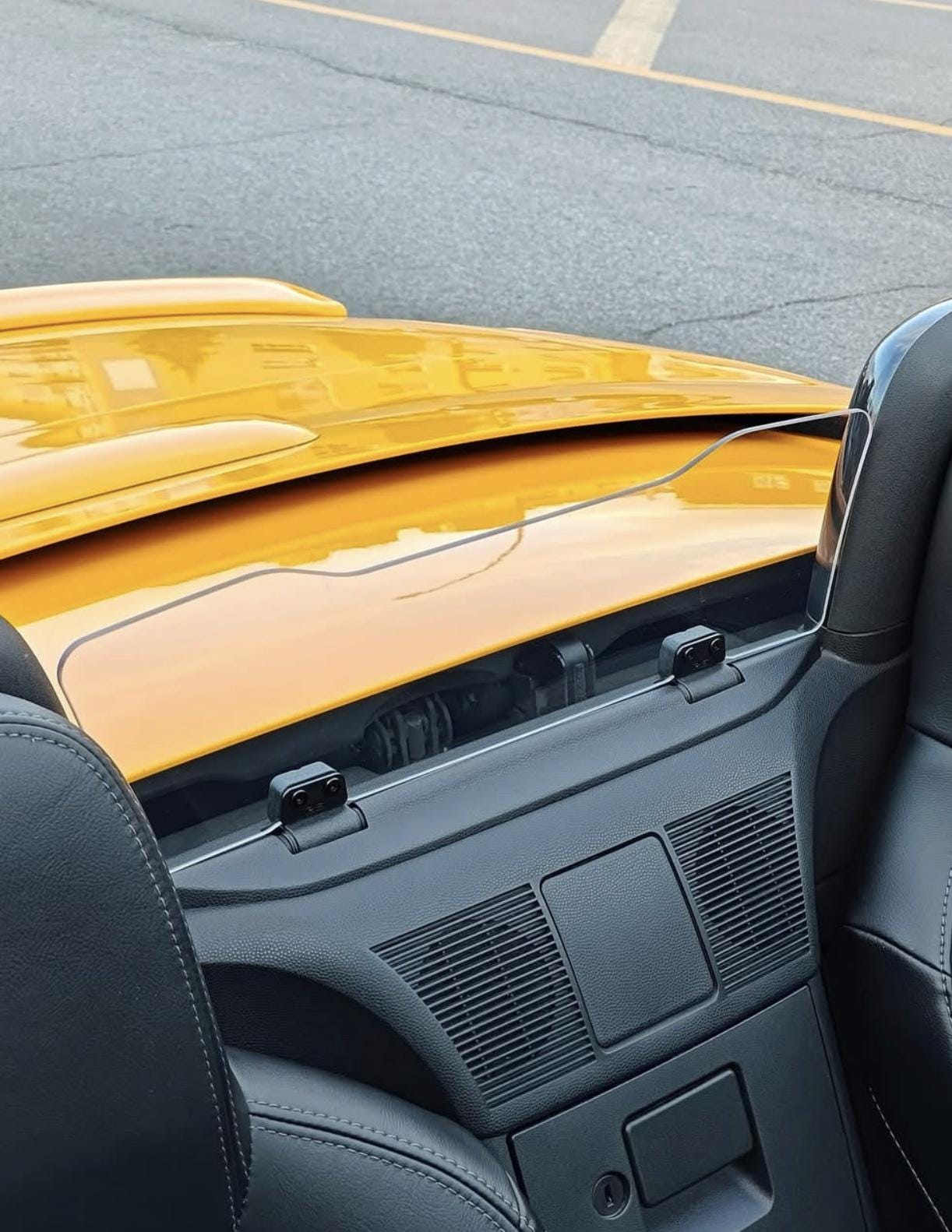 Clear Windblocker for Mazda MX-5 Miata 2006-2015 - Folding or