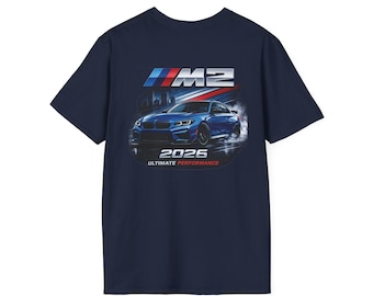 2026 BMW M2 Performance Coupe T-Shirt: Modern Sports Car Graphic Tee