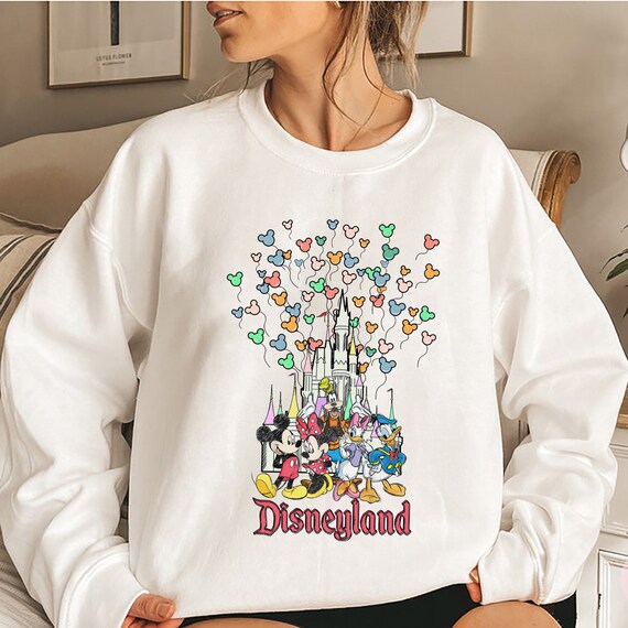Vintage Disneyland Sweatshirt Retro Mickey and Friends Shirt - Etsy