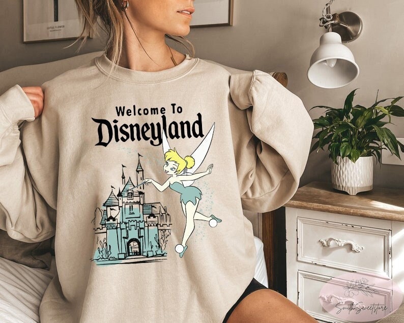 Discover Disneyland SweatShirts, Tinker Bell Shirt, Tinkerbell Sweatshirt