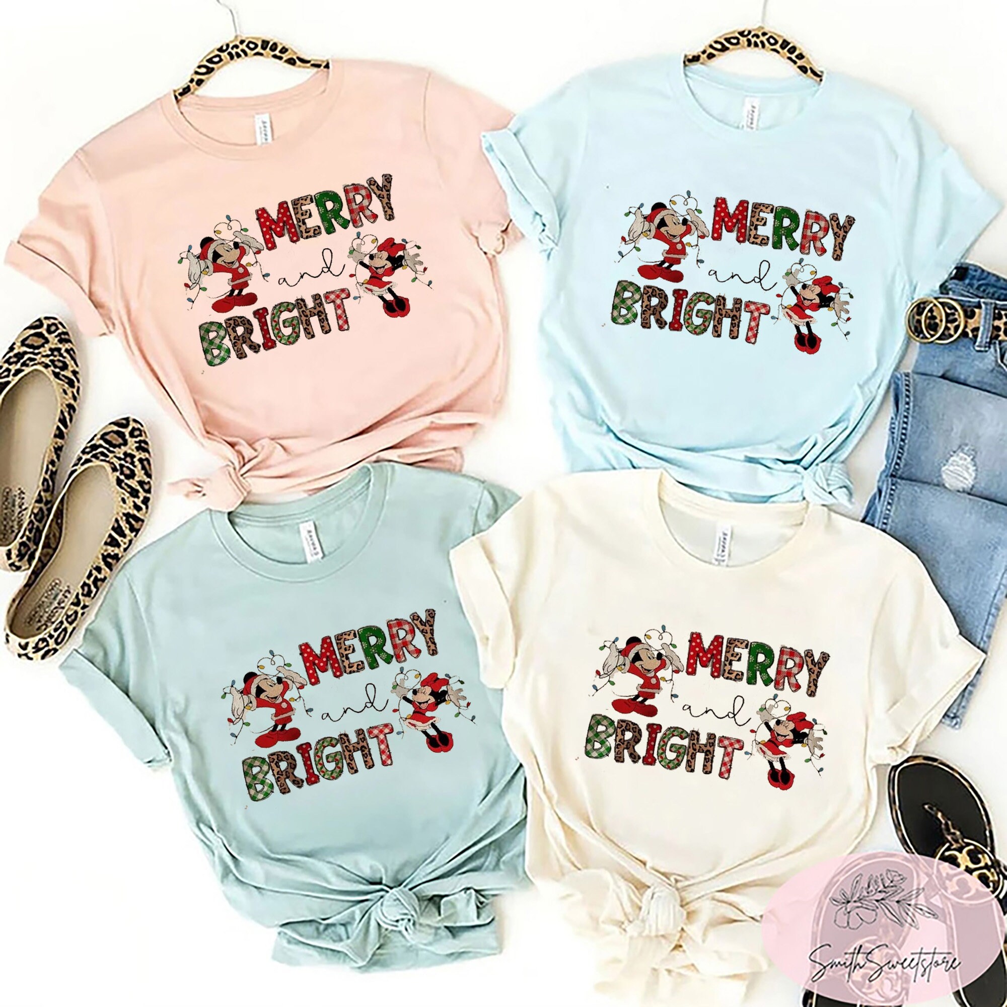 Discover Mickey Minnie Christmas Shirt, Disney Christmas Shirt, Mickey Christmas Shirt