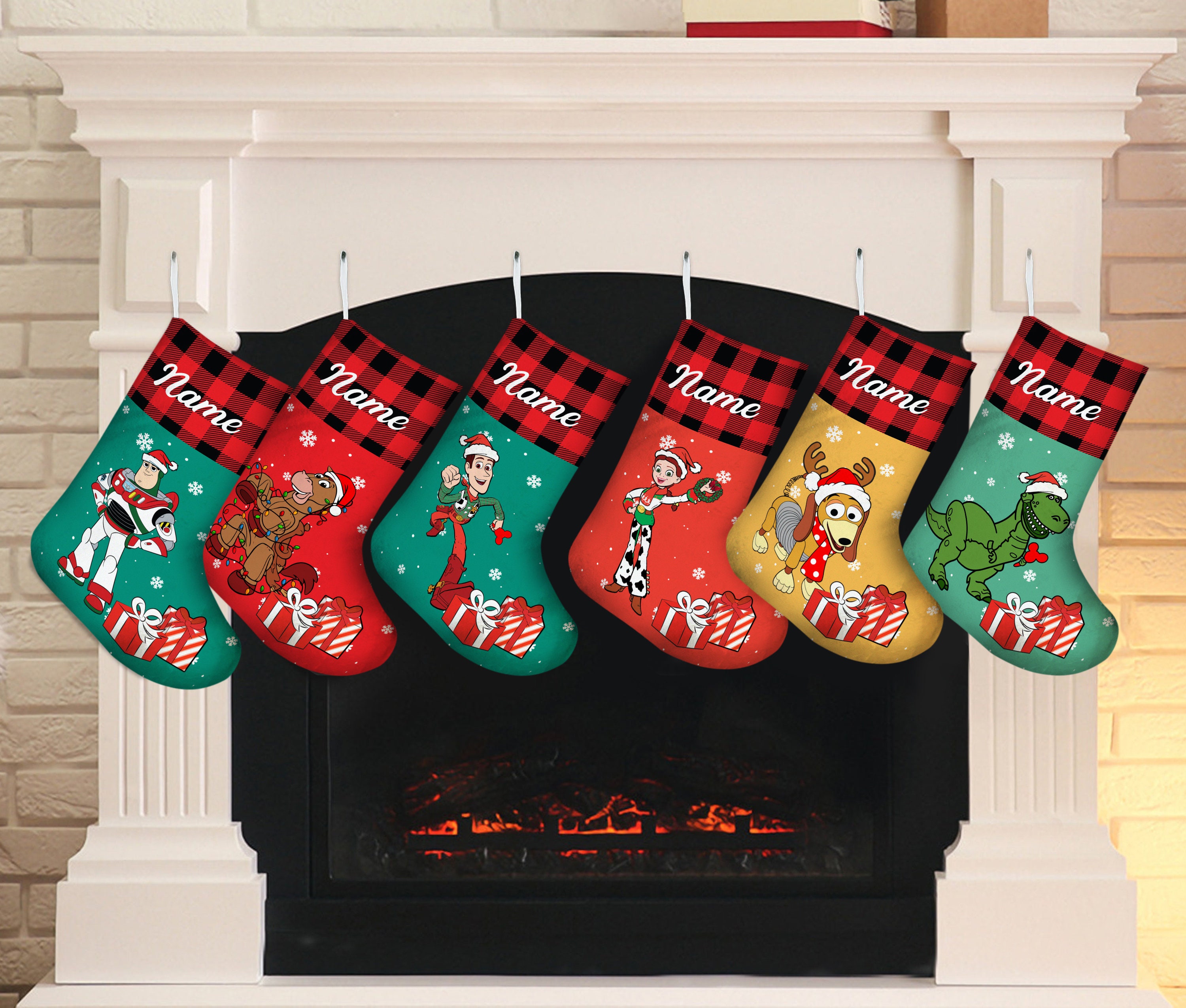 Toy Story Stockings, Personalized Disney Stockings, Woody Stocking sold
