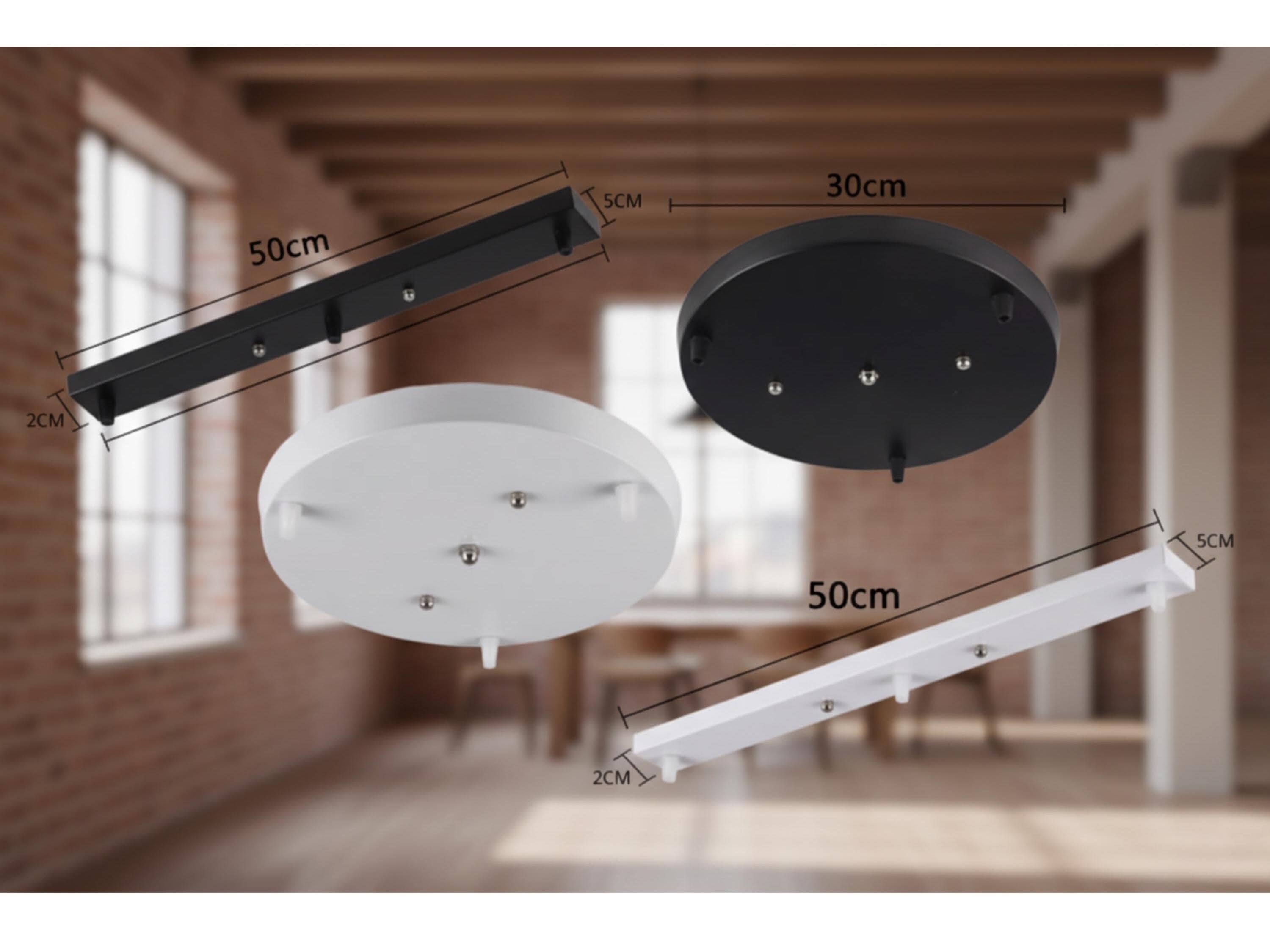 Modern 3 Light Chandelier Island Light With Glass Lampshade - L55.16xH25.61 Inches