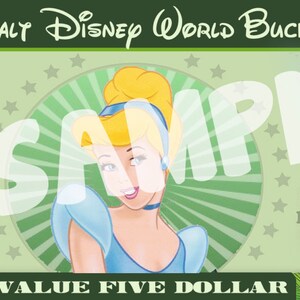 Disney Bucks Personalized Diy Disney Dollars Mickey Dollars | Etsy