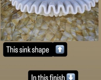 Custom Travertine Marble Sink – Handcrafted Natural Stone Vanity Basin (16"x16"x5")