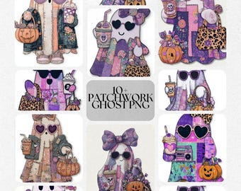 Coquette Ghost PNG Bundle: Pink Halloween Clipart Set, Cute Pastel Ghost Sublimation Designs, Sticker & Shirt PNGs (Digital Download)