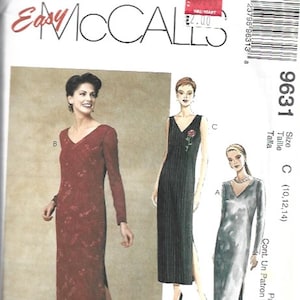 McCall&#39;s #9631 Easy Dress Pattern SZ 10-14