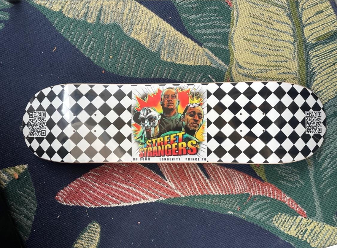 Mf Doom Skateboard - Etsy