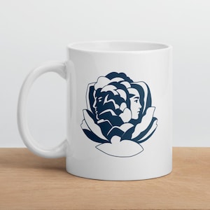 Jinx x Ekko Mug - Blue Rose Fan Art Mug gift for gamers and couples