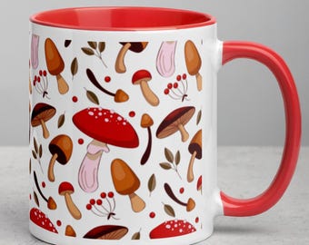 Mushroom Coffee Mug | Colorful Ceramic Interior