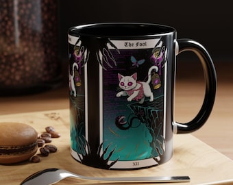 The Fool Tarot Card Grid Mug | The Magnus Archives Fifteen Fears Magnus Archives