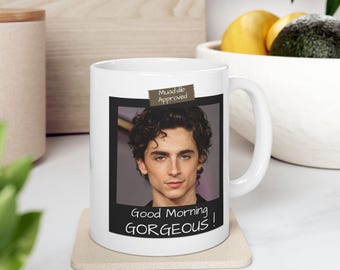 Timothee Chalamet coffee mug - Chalamet drinkware Muad'Dib Approved